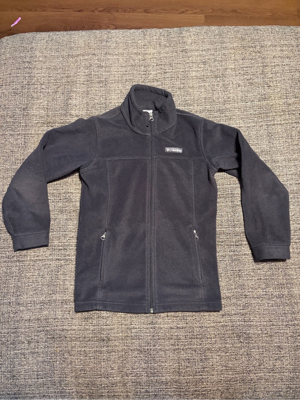 Columbia Youth Full-Zip Fleece Jacket in Black